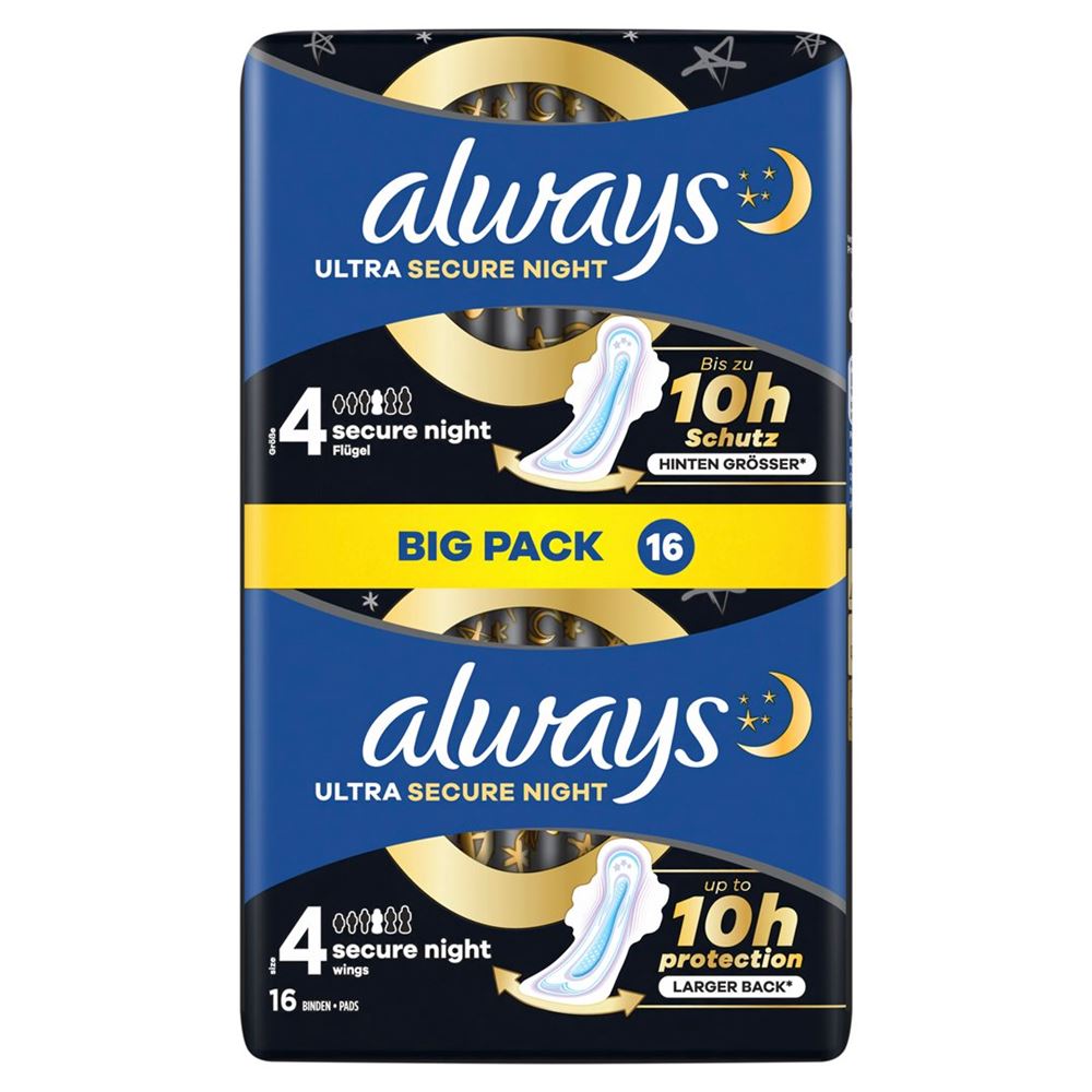Always Ultra serviette hygiènique Secure Night