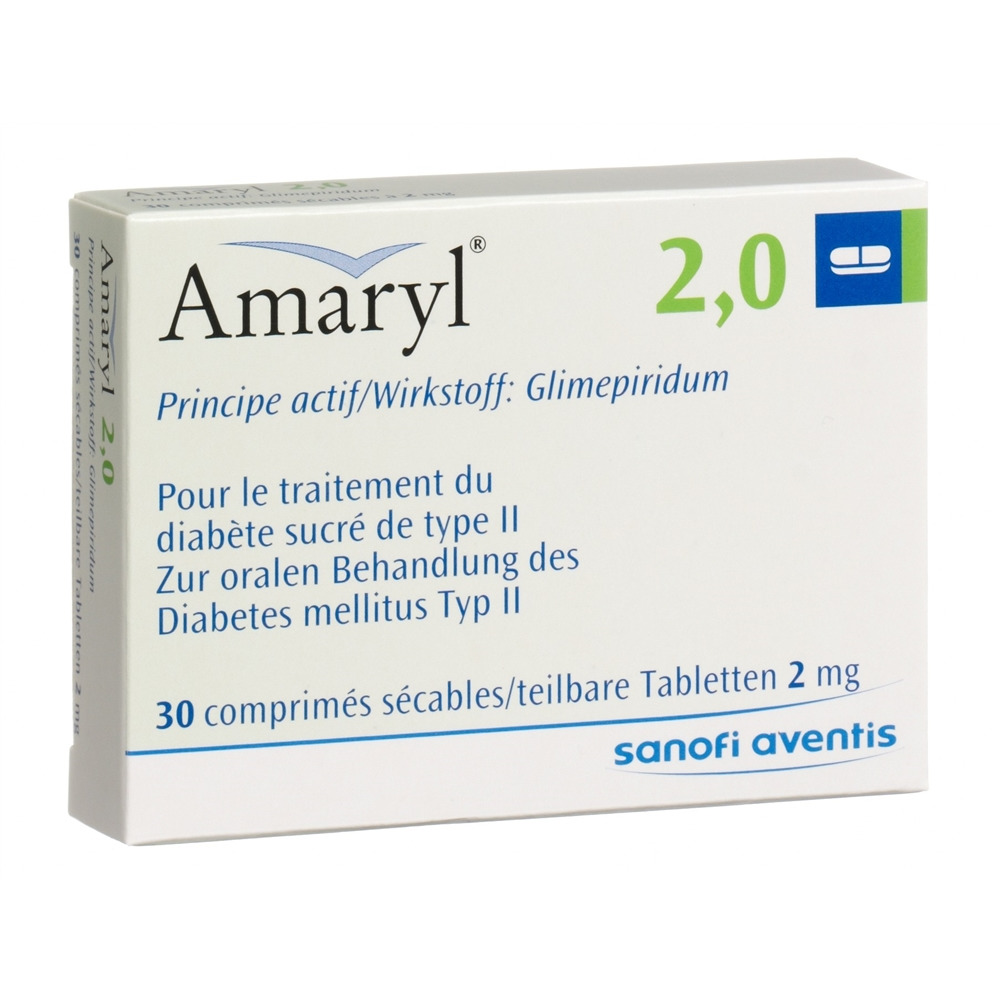 AMARYL cpr 2 mg blist 30 pce, image principale