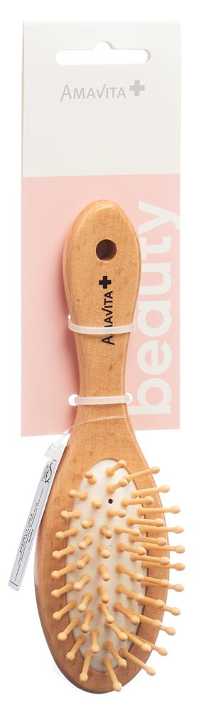 Amavita Beauty Brosse en bois petite