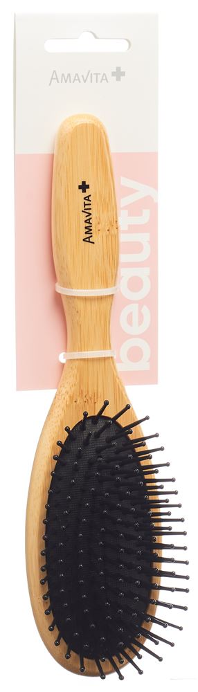 Amavita Beauty Brosse pour cheveux en bambou