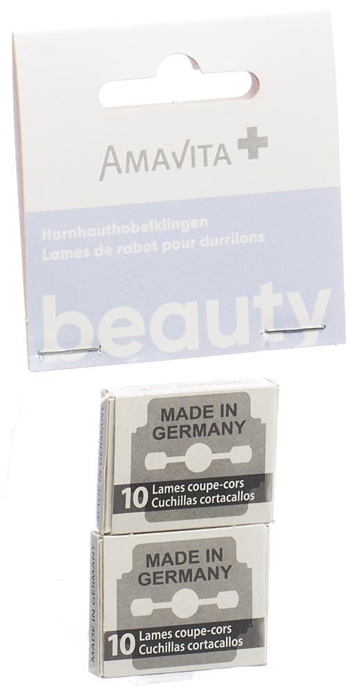 Amavita Beauty Lames de rabot pour durrilons