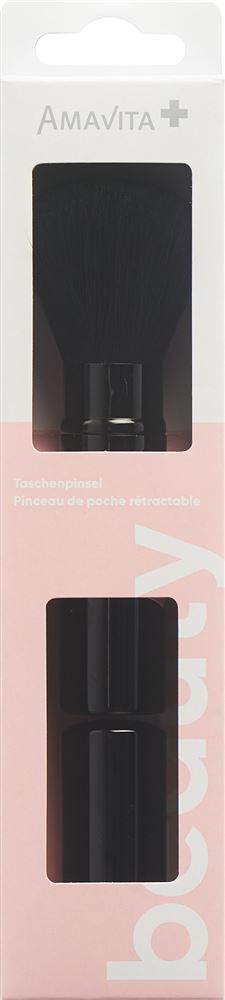 Amavita Beauty Pinceau de poche rétractable