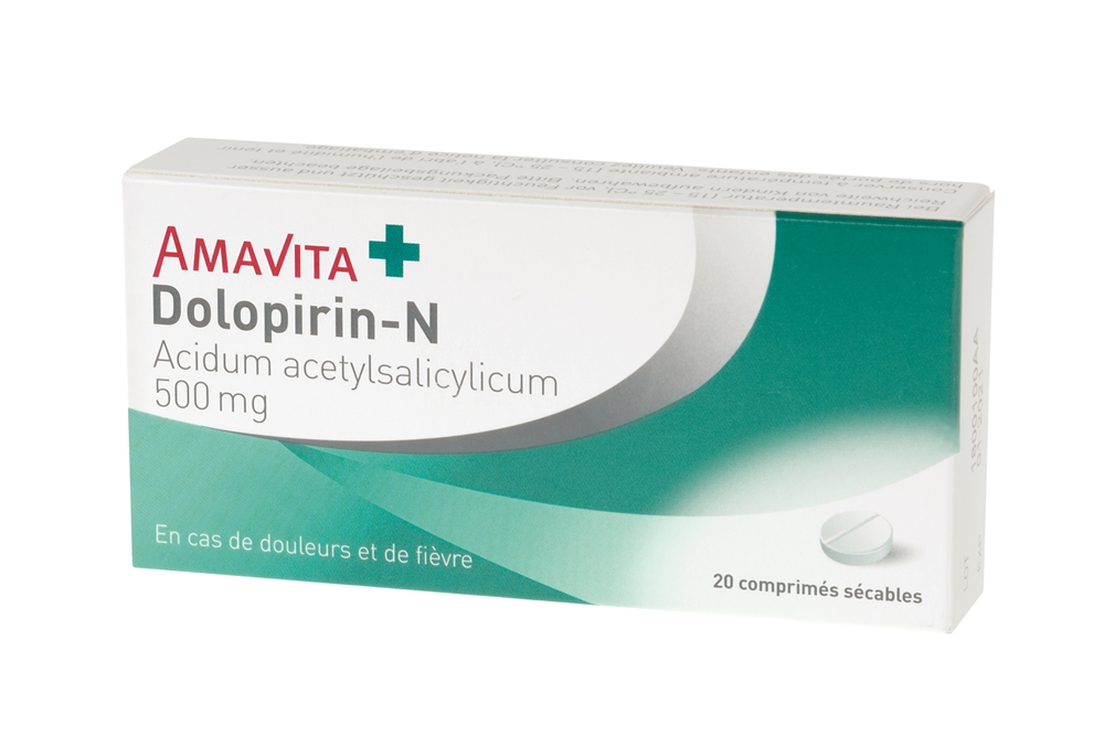 Amavita Dolopirin-N 500 mg, image 2 sur 3