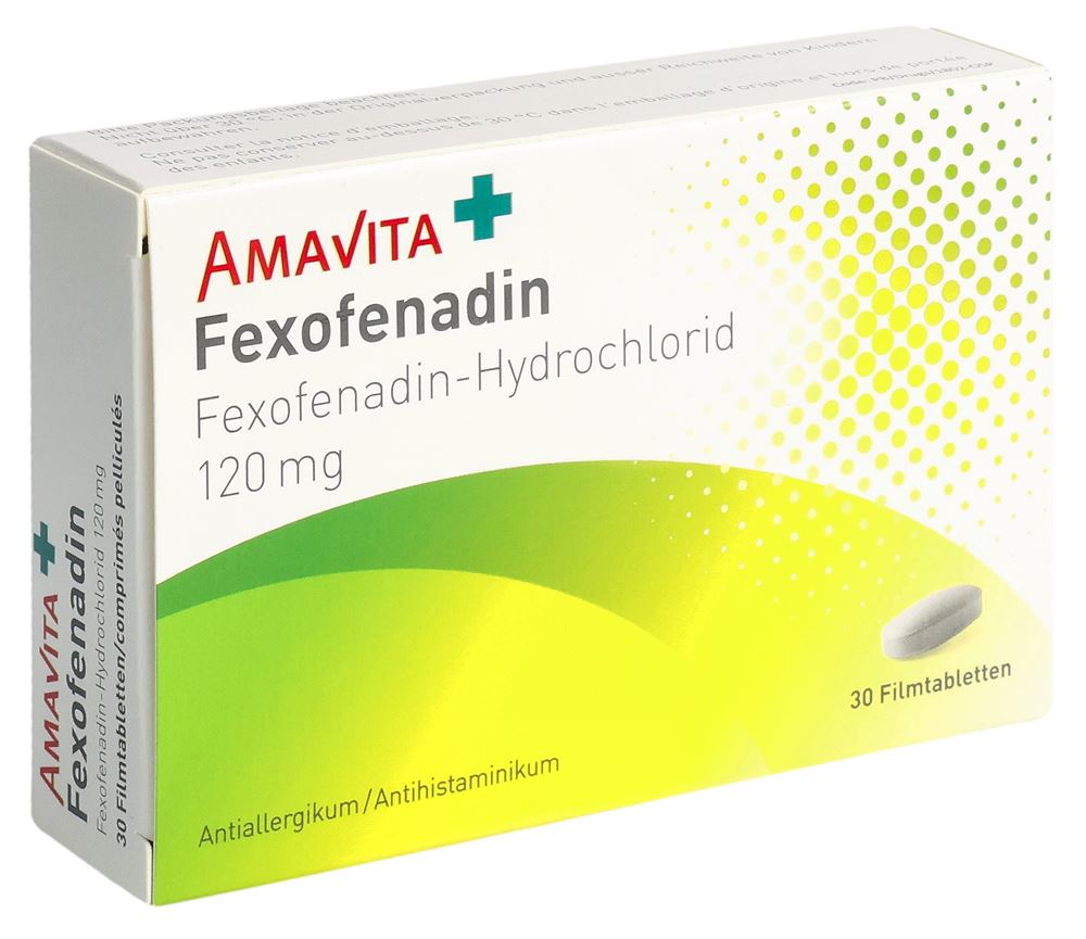 Amavita Fexofénadine 120 mg, image principale