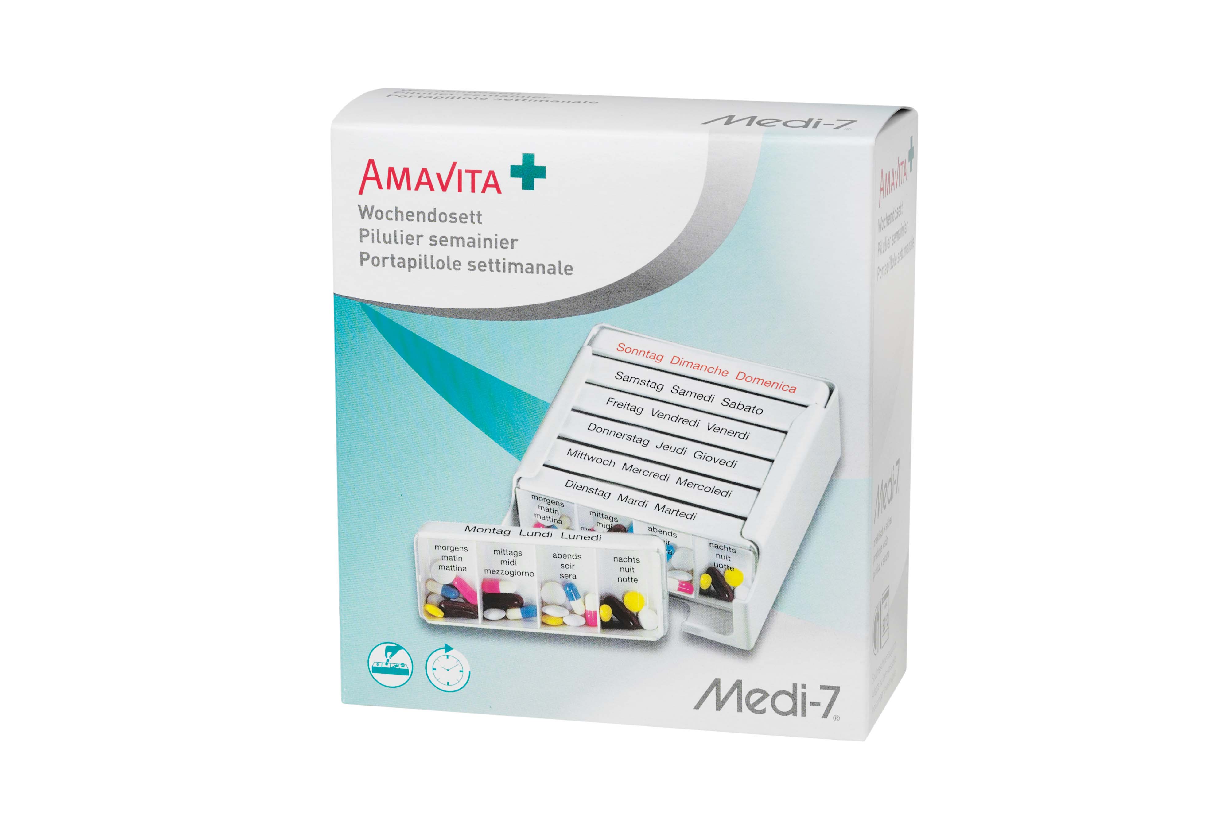 Amavita Medi-7 Wochendosett, Hauptbild