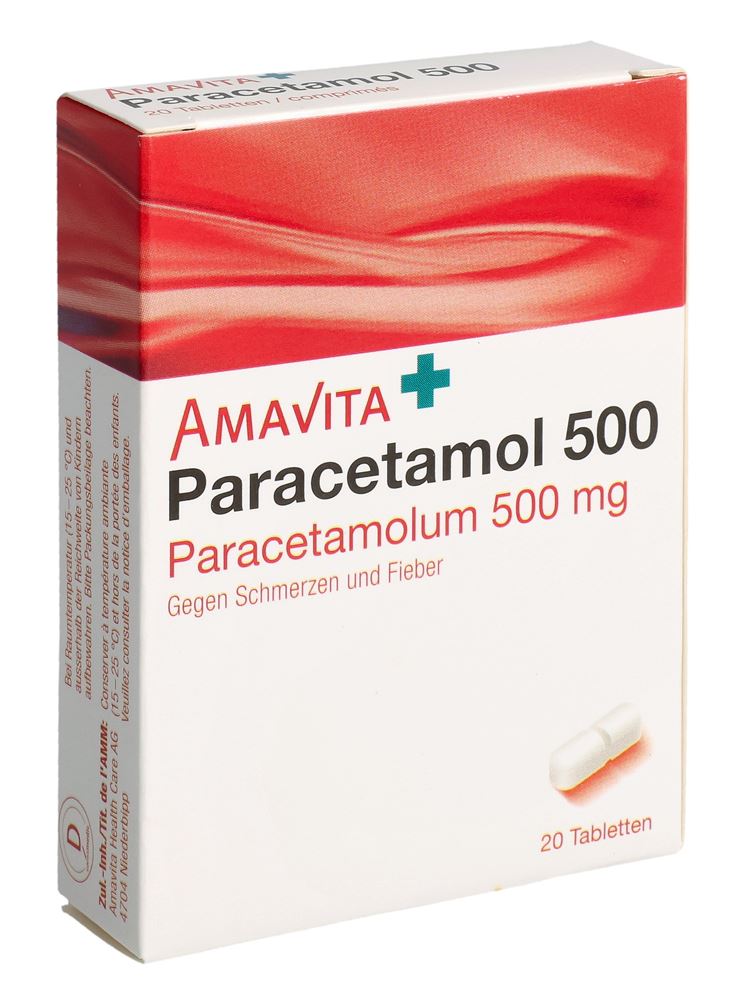 Amavita Paracétamol 500 mg, image principale