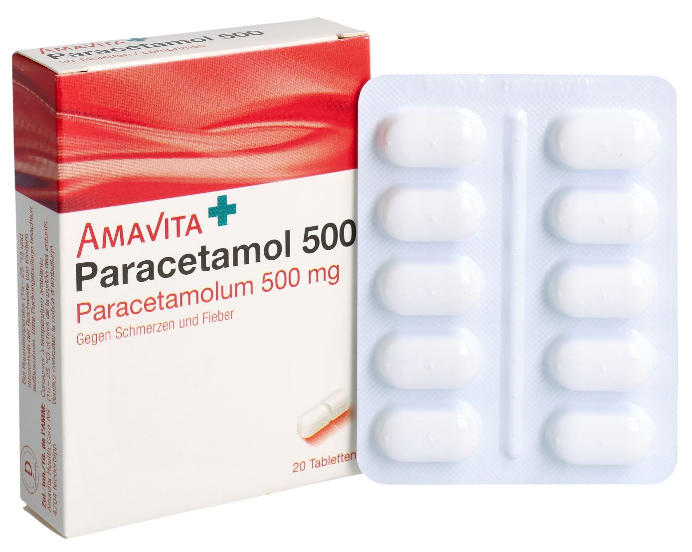 Amavita Paracetamol 500 mg, Bild 2 von 6