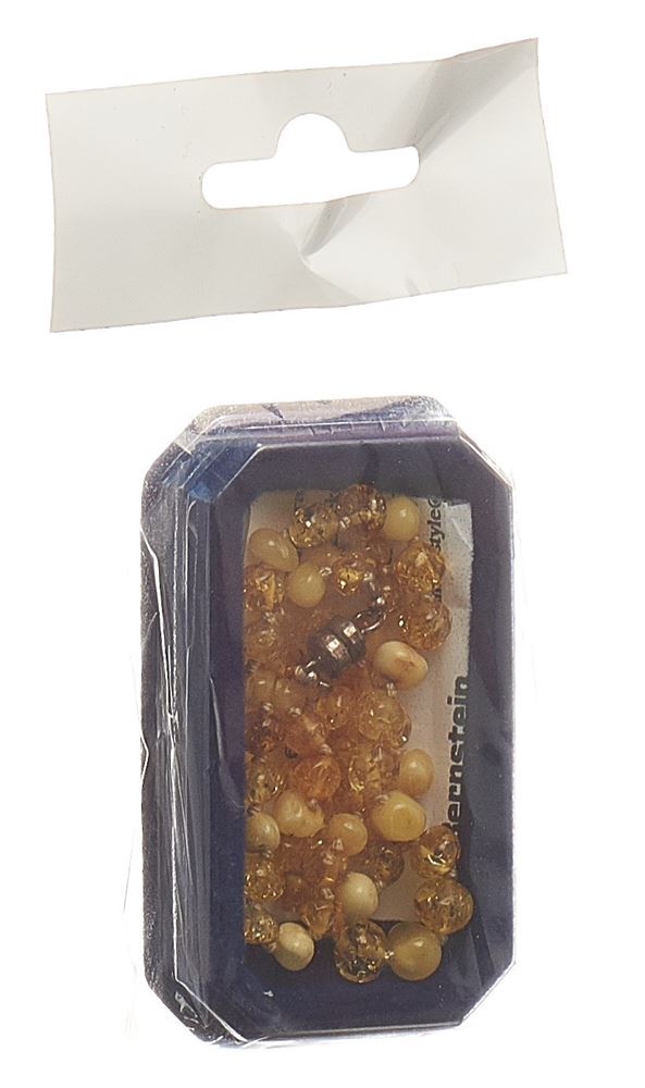 AMBERSTYLE Bernsteinkette weiss citrin, Hauptbild