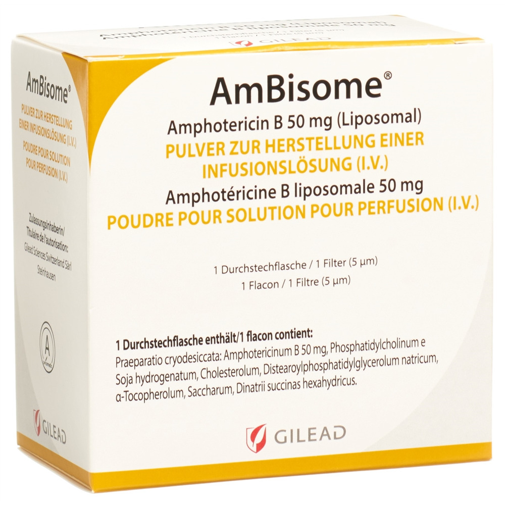 AMBISOME Trockensub 50 mg Durchstf 1 Stk, Hauptbild