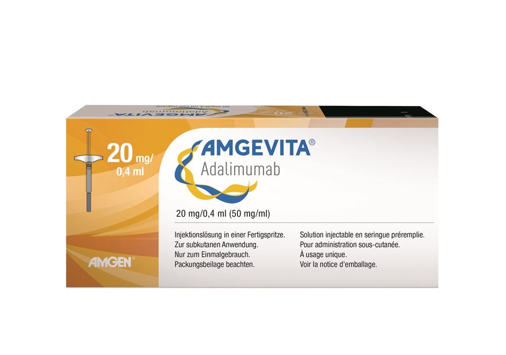 AMGEVITA Inj Lös 20 mg/0.4ml Fertigspritze Fertspr 1 Stk