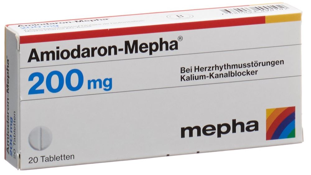 AMIODARONE Mepha 200 mg, image principale