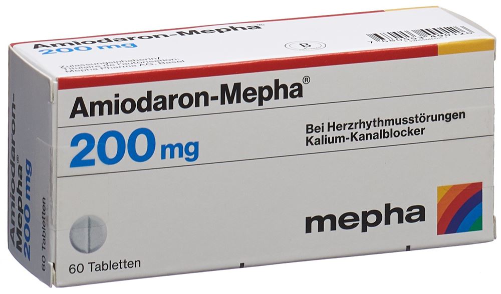 AMIODARONE Mepha 200 mg, image principale