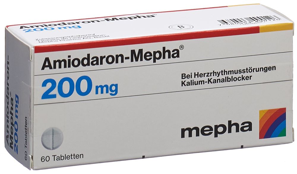 AMIODARONE Mepha 200 mg