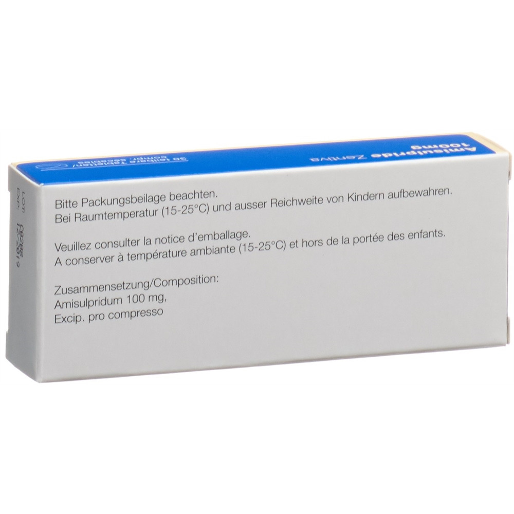 Amisulpride Zentiva Zentiva 100 mg, image 2 sur 2