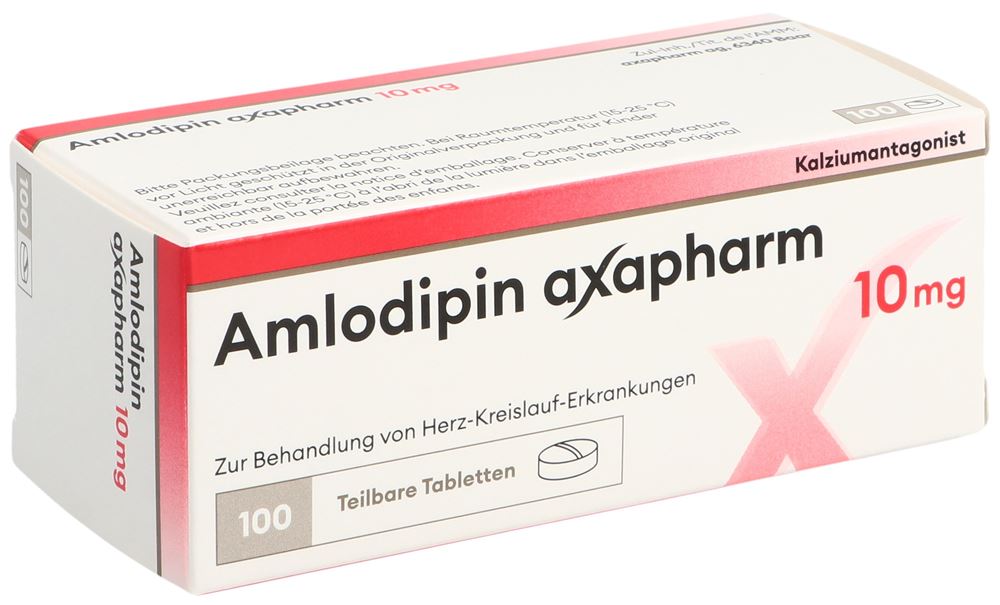 AMLODIPINE axapharm 10 mg, Hauptbild