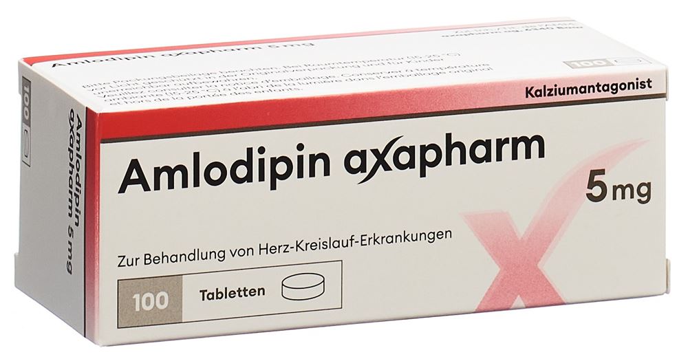 AMLODIPINE axapharm 5 mg, Hauptbild