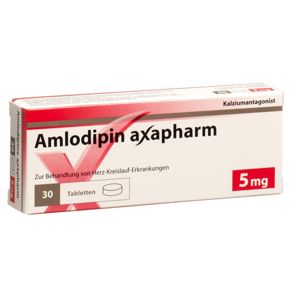 AMLODIPINE axapharm 5 mg, Hauptbild