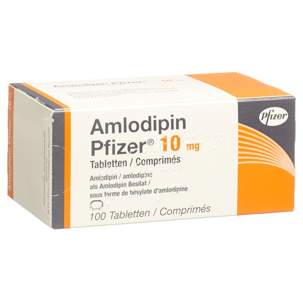 AMLODIPINE Pfizer 10 mg, image principale