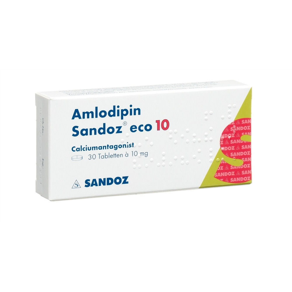 AMLODIPINE Sandoz eco 10 mg, Hauptbild