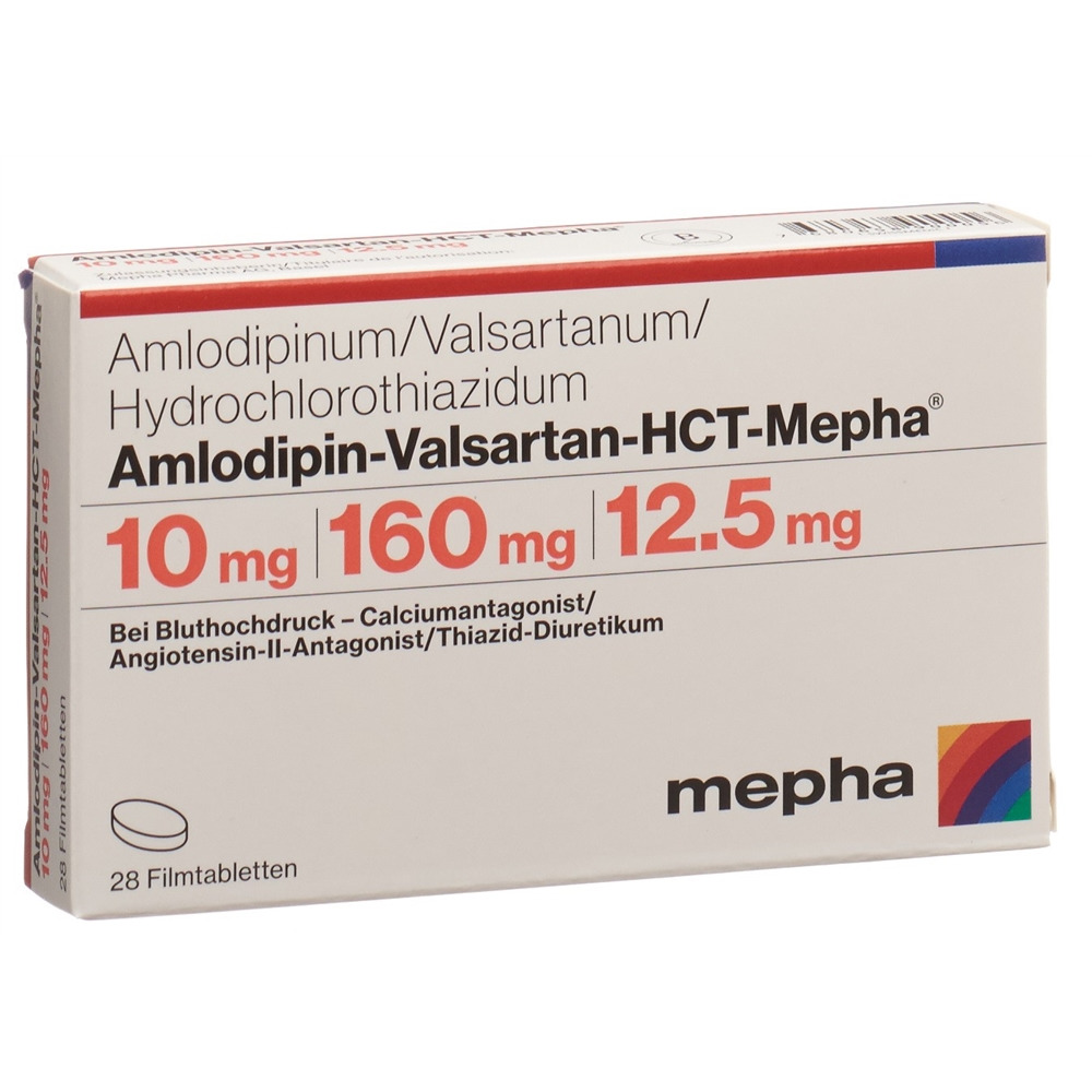 AMLODIPINE VALSARTAN HCT HCT Mepha, image principale