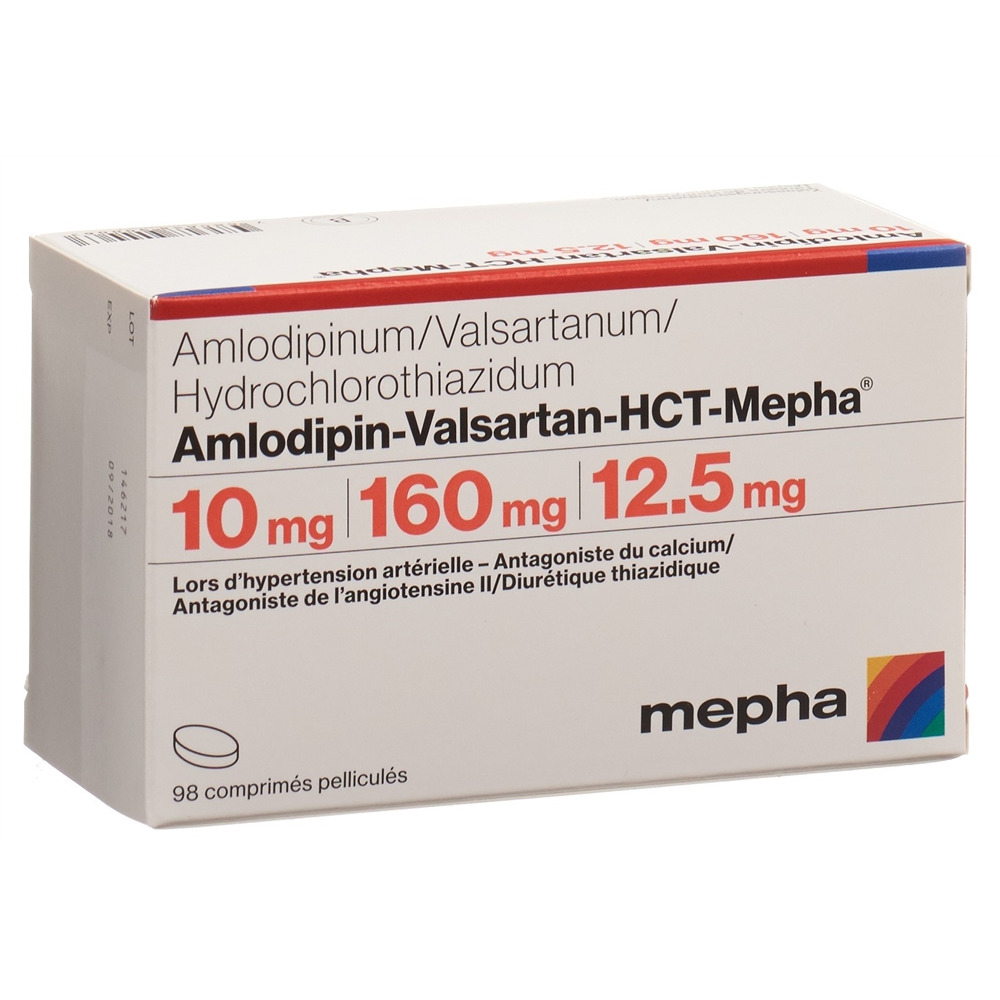 AMLODIPINE VALSARTAN HCT HCT Mepha, image 2 sur 2