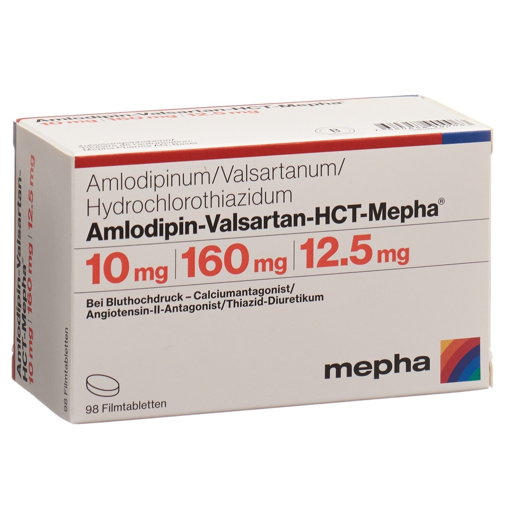 AMLODIPINE VALSARTAN HCT HCT Mepha, image principale