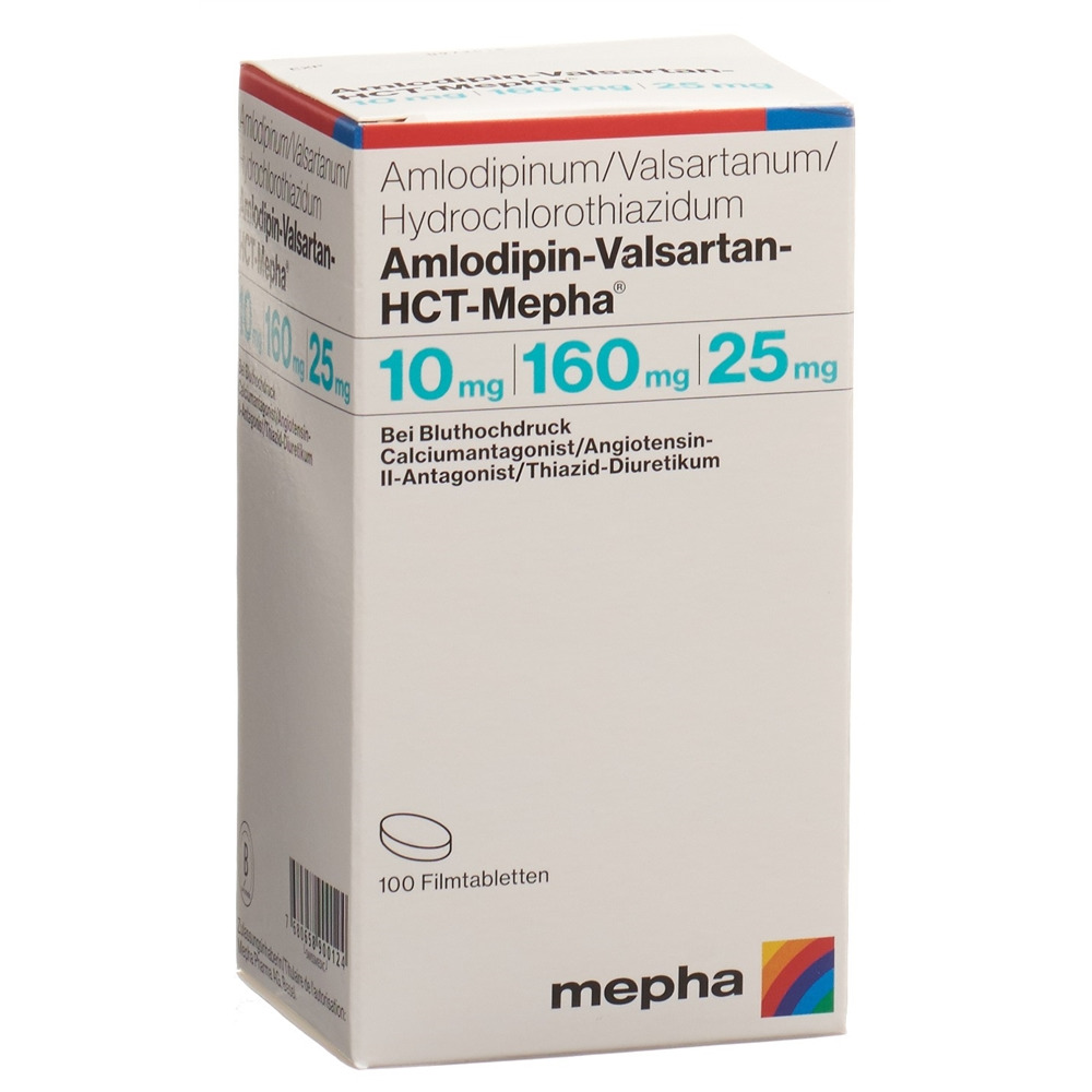 AMLODIPINE VALSARTAN HCT HCT Mepha, image principale