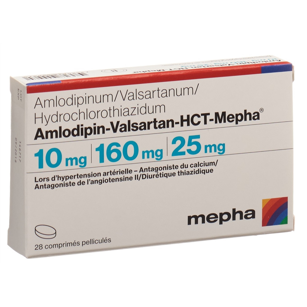 AMLODIPINE VALSARTAN HCT HCT Mepha, image 2 sur 2