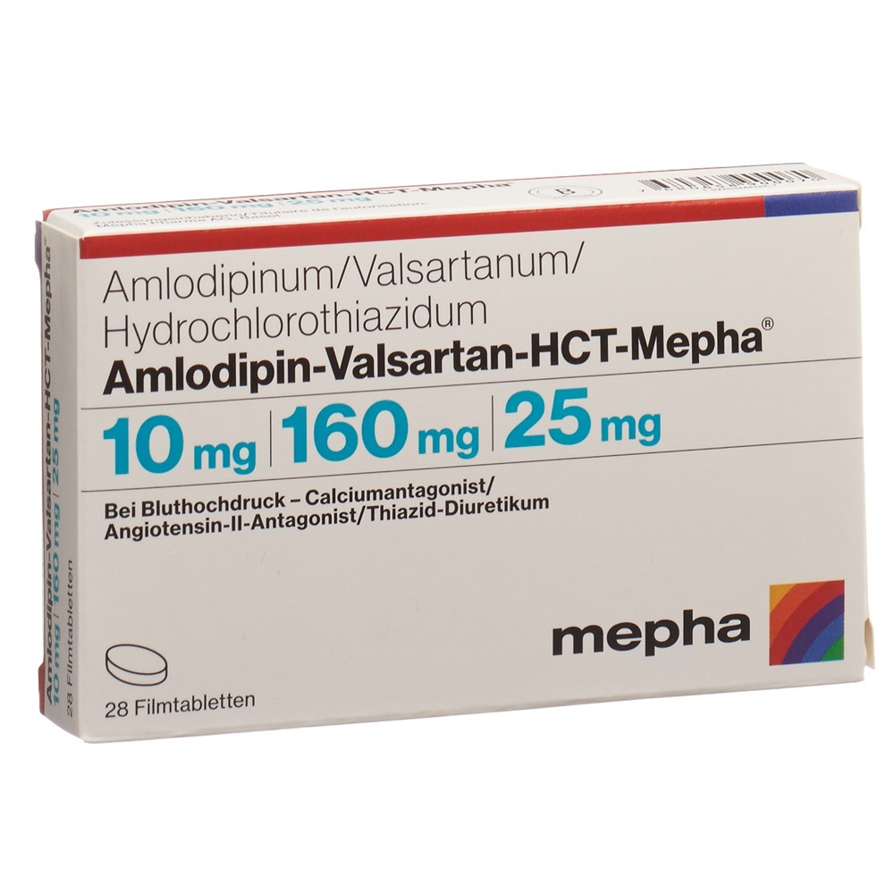 AMLODIPINE VALSARTAN HCT HCT Mepha, image principale