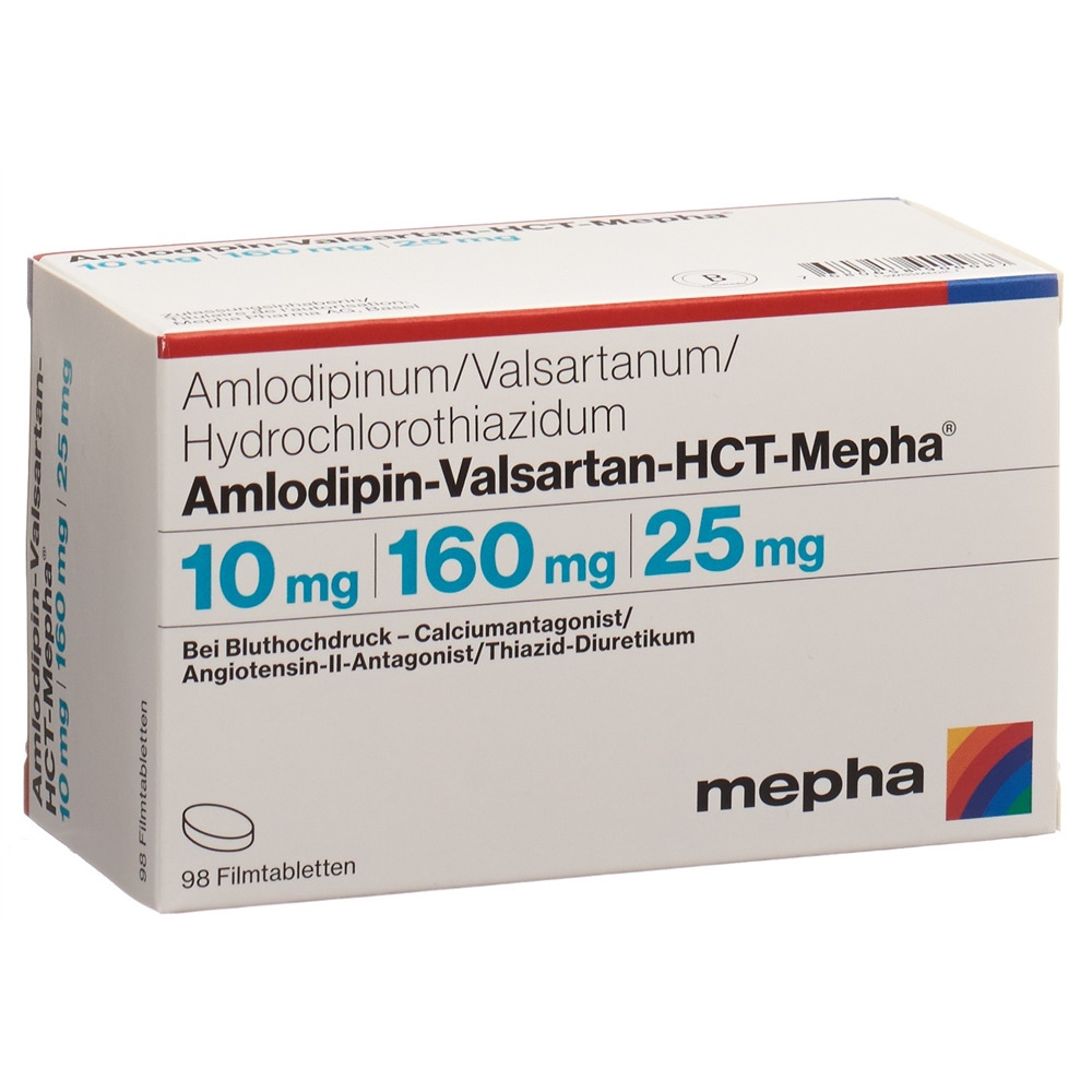 AMLODIPINE VALSARTAN HCT HCT Mepha, image principale