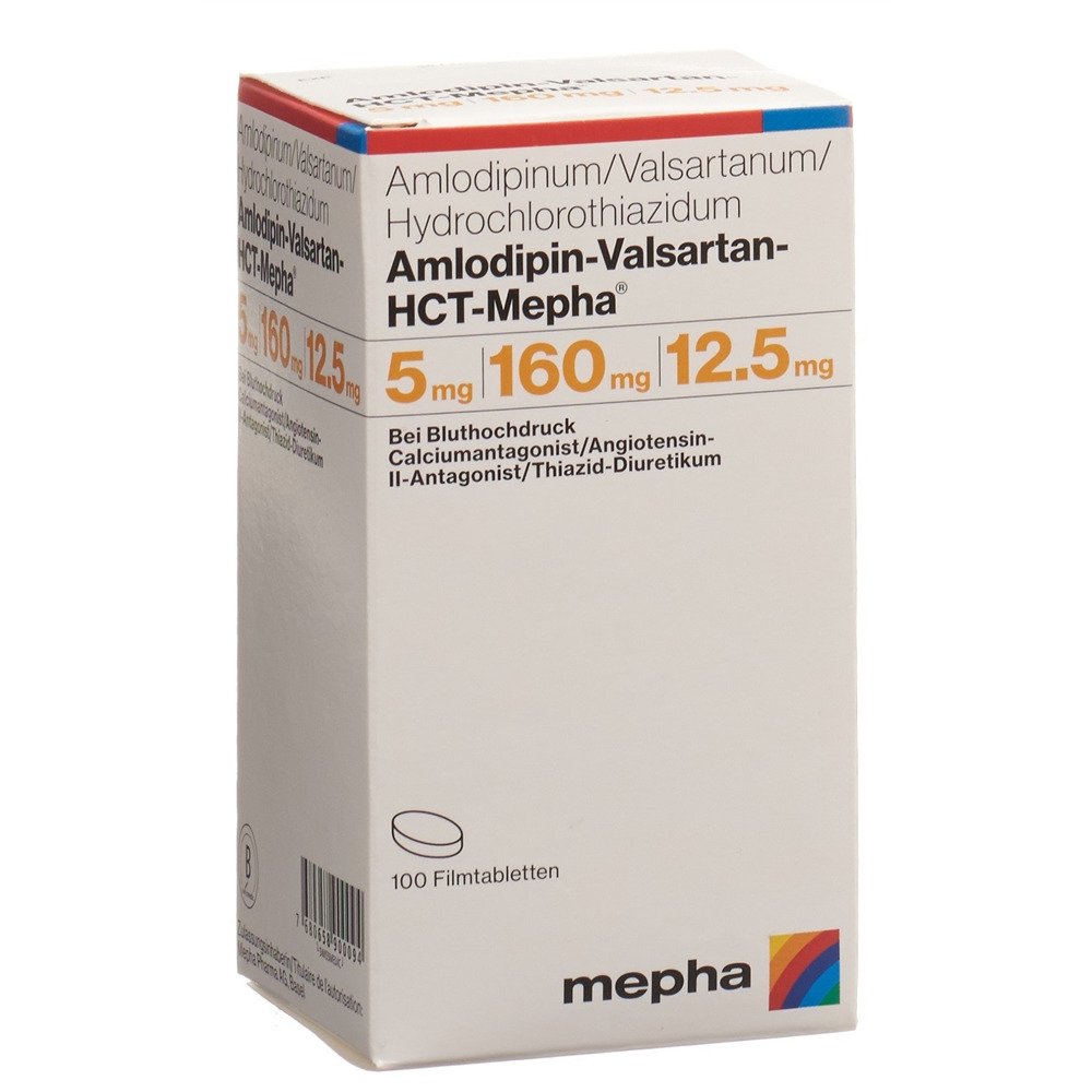 AMLODIPINE VALSARTAN HCT HCT Mepha, image principale