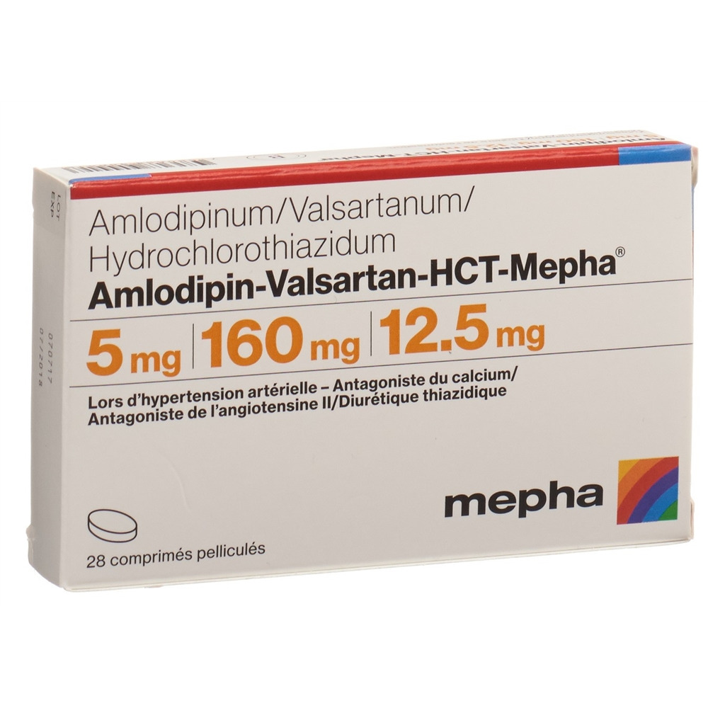 AMLODIPINE VALSARTAN HCT HCT Mepha, image 2 sur 2