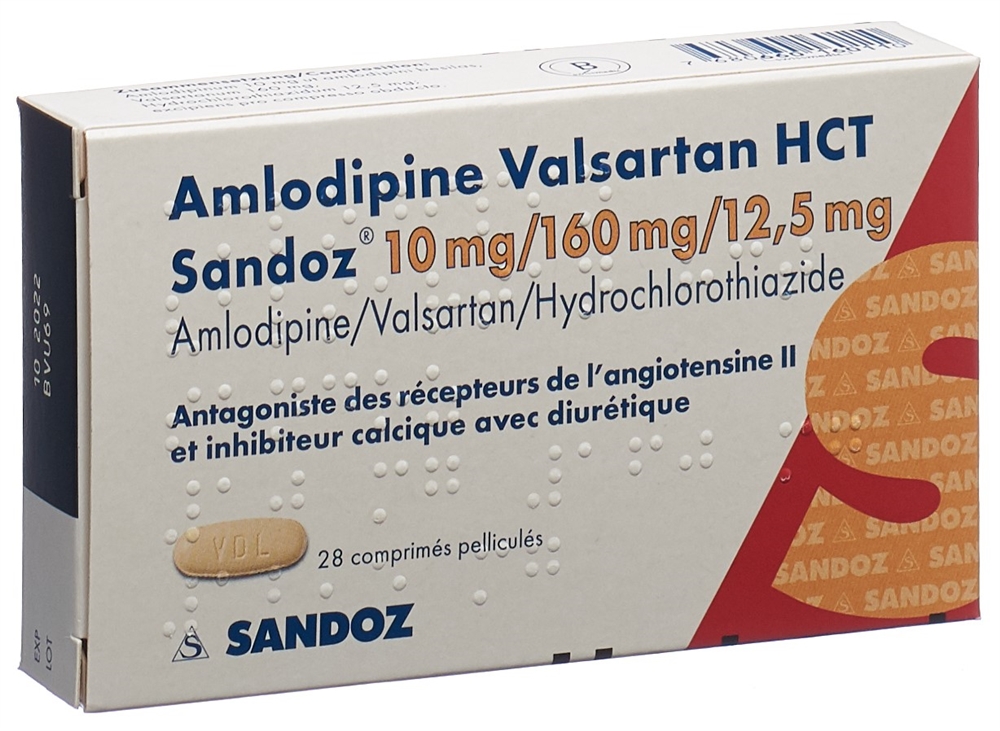 AMLODIPINE VALSARTAN HCT HCT Sandoz, Bild 2 von 2