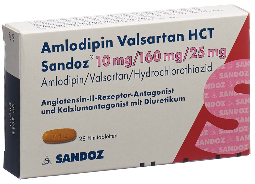 AMLODIPINE VALSARTAN HCT HCT Sandoz, Hauptbild