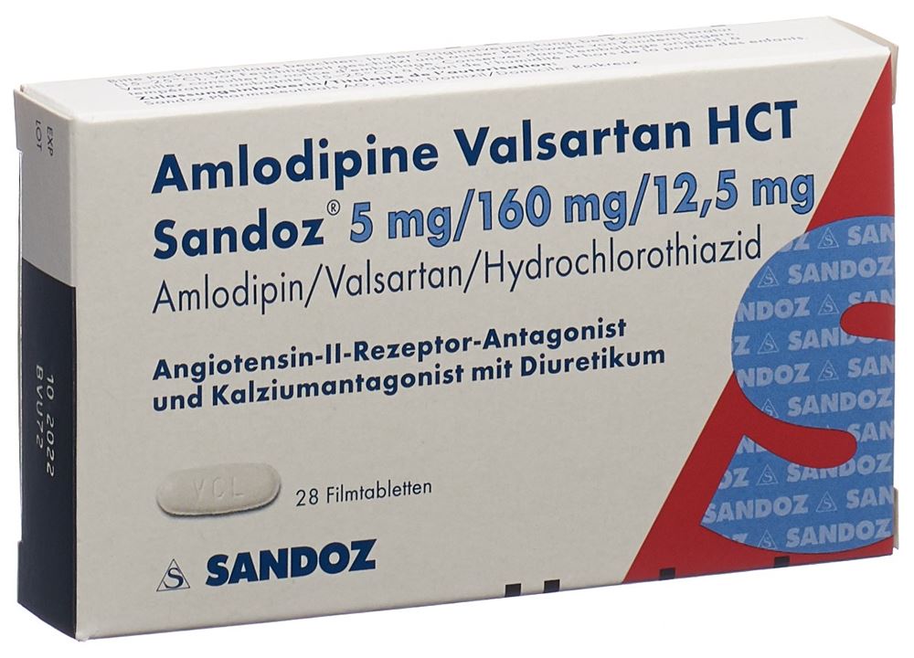 AMLODIPINE VALSARTAN HCT HCT Sandoz, Hauptbild