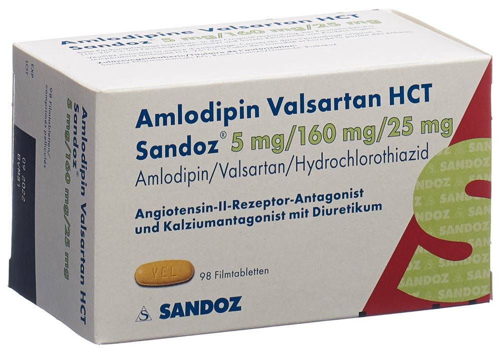 AMLODIPINE VALSARTAN HCT HCT Sandoz, Hauptbild