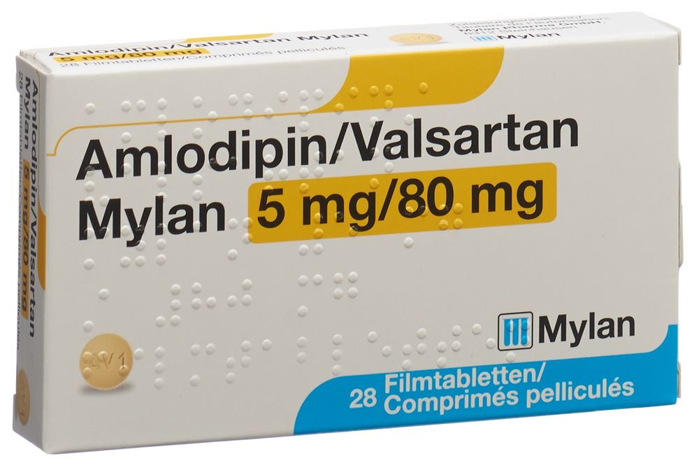 AMLODIPINE VALSARTAN Mylan, image principale