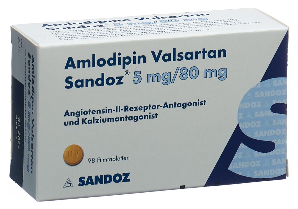 AMLODIPINE VALSARTAN Sandoz, Hauptbild