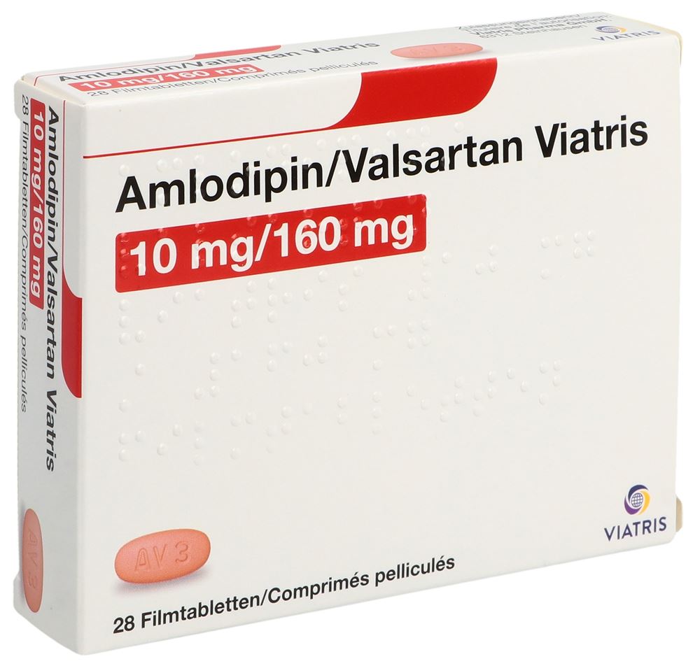 AMLODIPINE VALSARTAN Viatris, Hauptbild AMLODIPINE VALSARTAN Viatris, Hauptbild