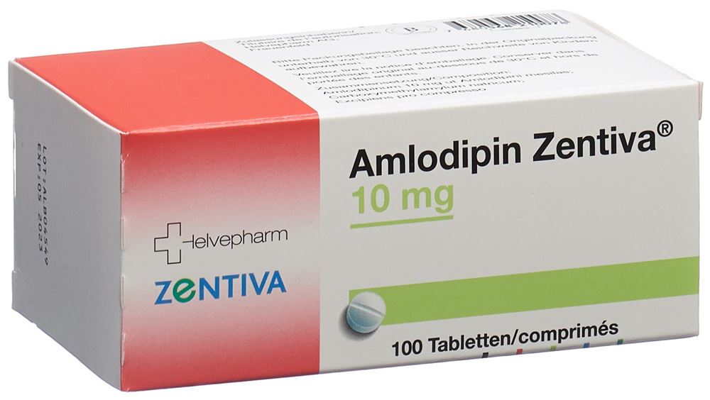 AMLODIPINE Zentiva 10 mg, image principale