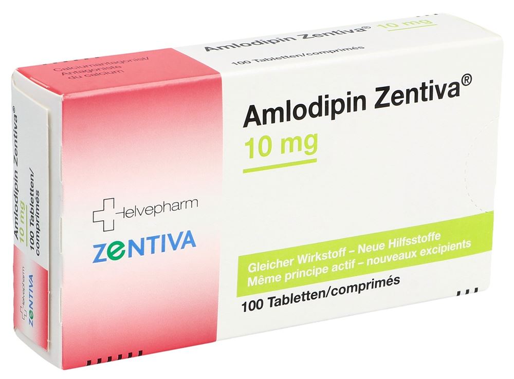 AMLODIPINE Zentiva 10 mg, image principale