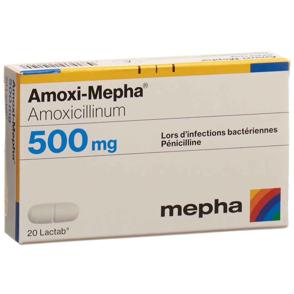 AMOXI Mepha 500 mg, image 2 sur 2