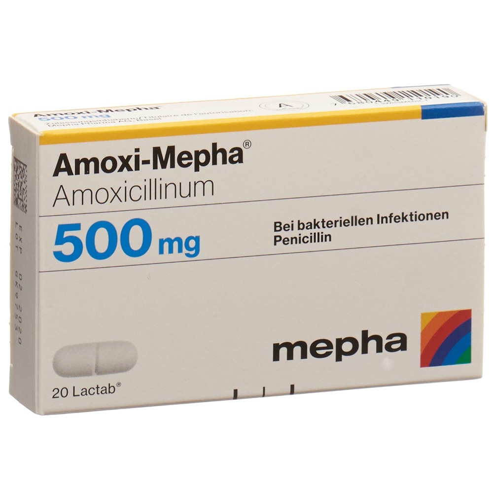 AMOXI Mepha 500 mg, image principale