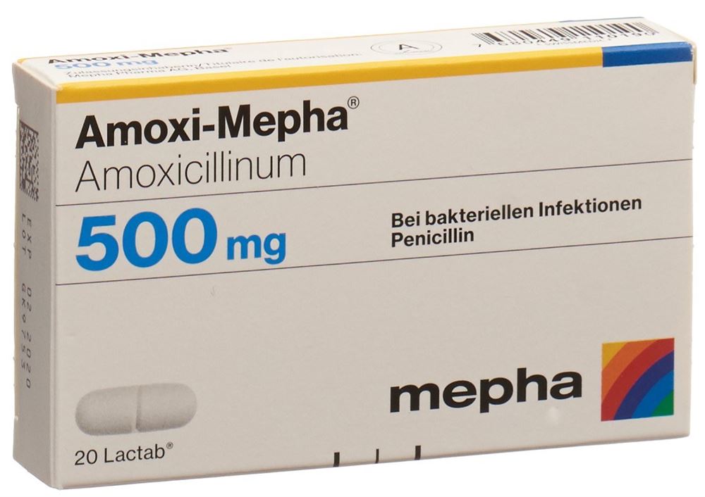 AMOXI Mepha 500 mg, Hauptbild