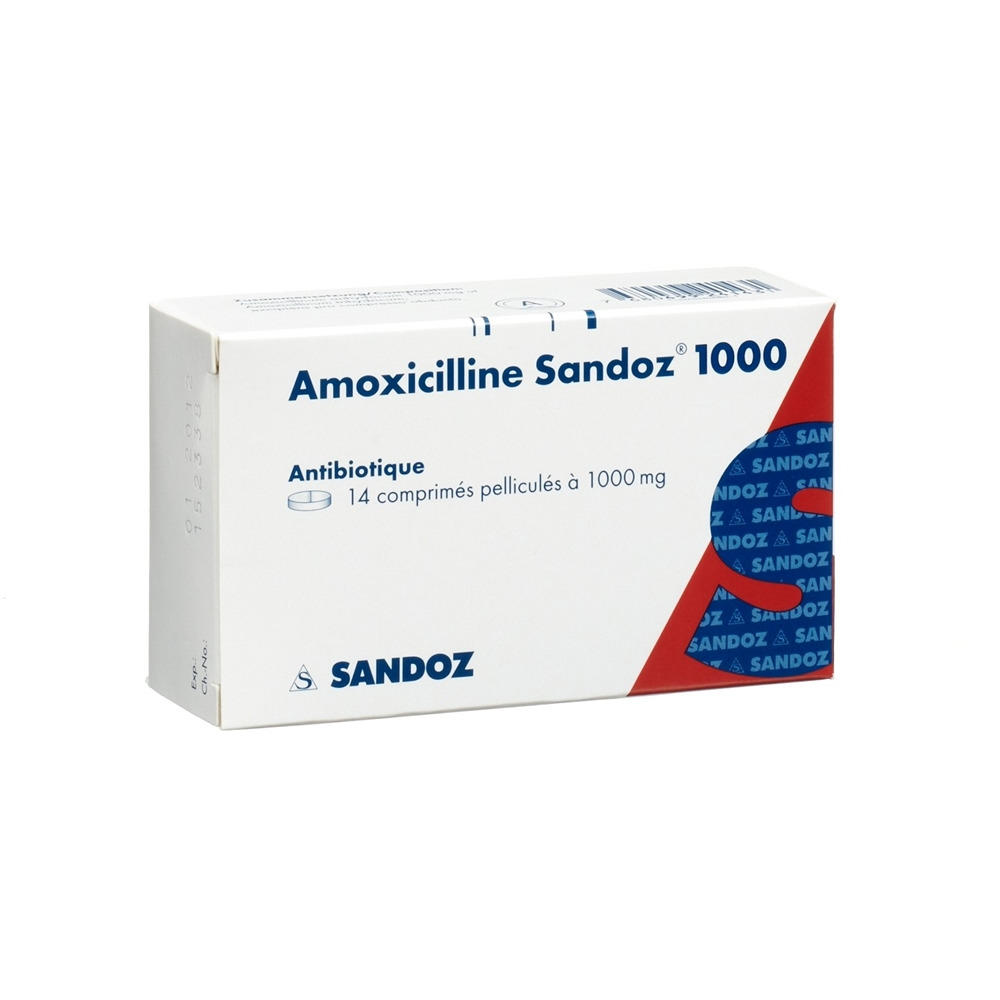 AMOXICILLINE Sandoz 1000 mg, Bild 2 von 2