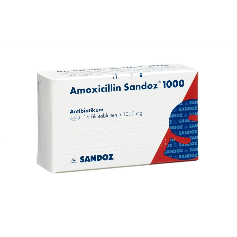 AMOXICILLINE Sandoz 1000 mg, Hauptbild