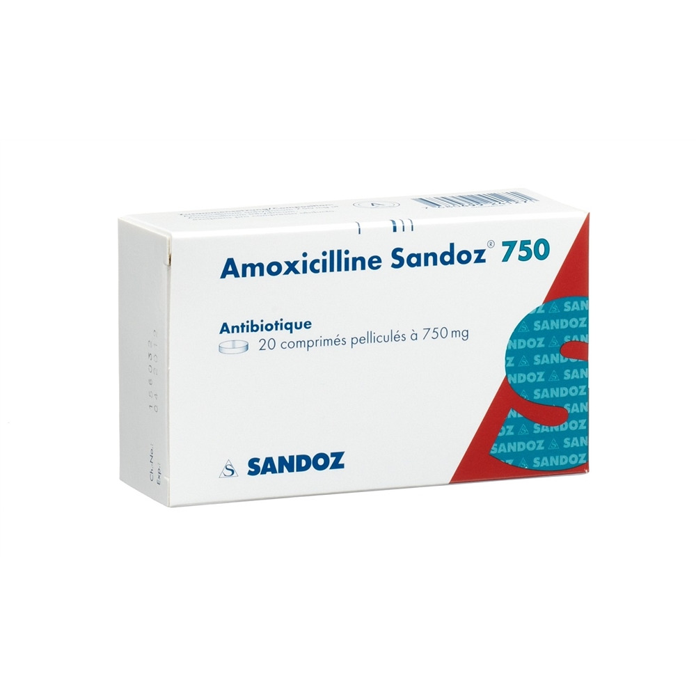 AMOXICILLINE Sandoz 750 mg, Bild 2 von 2