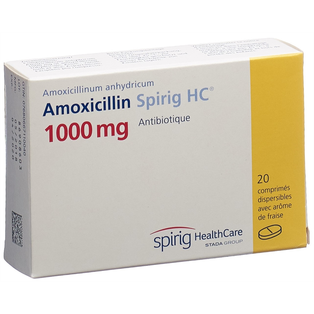 AMOXICILLINE Spirig HC 1000 mg, Bild 2 von 2