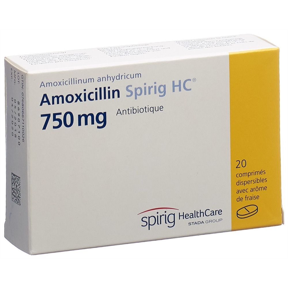 AMOXICILLINE Spirig HC 750 mg, Bild 2 von 2