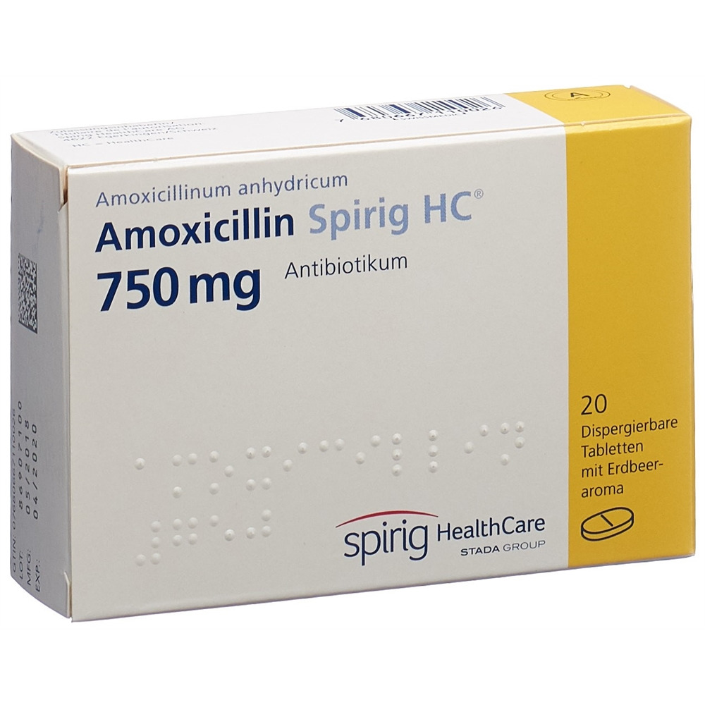 AMOXICILLINE Spirig HC 750 mg, Hauptbild